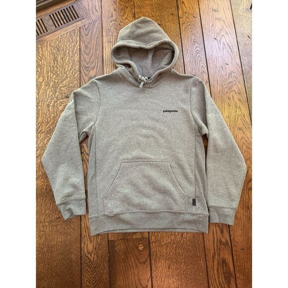 Patagonia Fitz Roy Icon Uprisal Hoodie Gray Mens Small / Womens Medium NWT - Picture 2 of 6